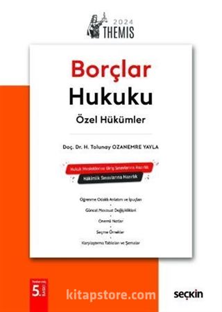 THEMIS - Borçlar Hukuku Özel Hükümler - Konu Kitabı
