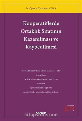Kooperatiflerde Ortaklık Sıfatının Kazanılması ve Kaybedilmesi