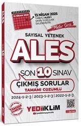 ALES Master Serisi Sayısal Yetenek Tamamı Çözümlü Son 10 Sınav Çıkmış Sorular(13 Nisan 2025 Ales-1 Ekli)