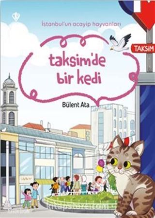 İstanbul'un Acayip Hayvanları Taksimde Bir Kedi