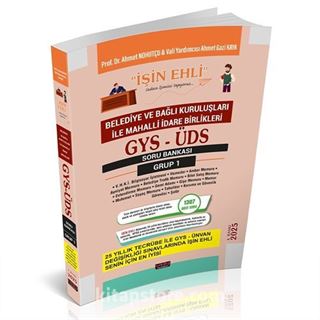 GYS-ÜDS Belediye ve Bağlı Kuruluşları Mahalli İdare Birlikleri Personeli Grup 1 Soru Bankası