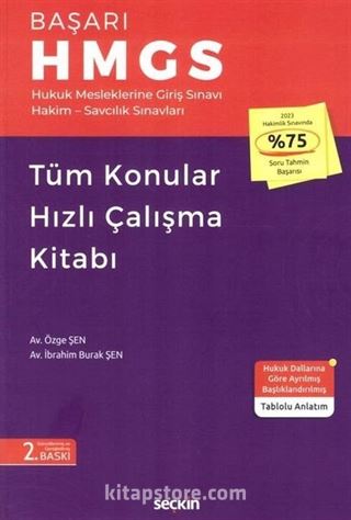 Başarı - HMGS Tüm Konular Hızlı Çalışma Kitabı