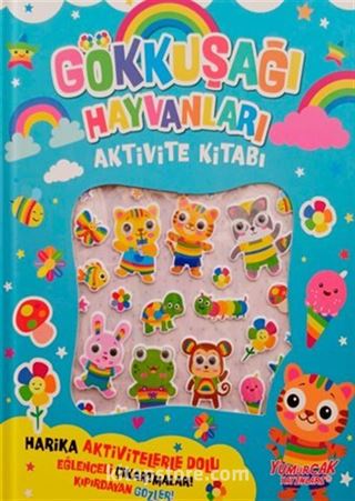Gökkuşağı Hayvanları Aktivite Kitabı