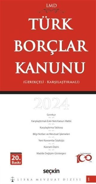 Türk Borçlar Kanunu - LMD-1