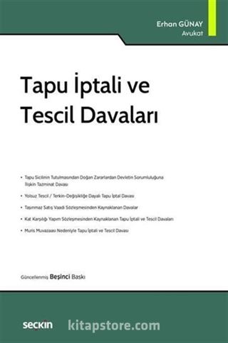 Tapu İptali ve Tescil Davaları