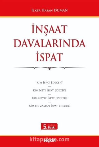 İnşaat Davalarında İspat