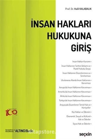 İnsan Hakları Hukukuna Giriş