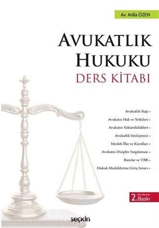 Avukatlık Hukuku Ders Kitabı