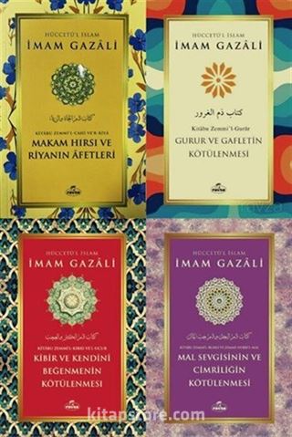 Kalbin Hastalıklarıyla Mücadele İmam Gazalî Ahlak Serisi (4 Kitap)