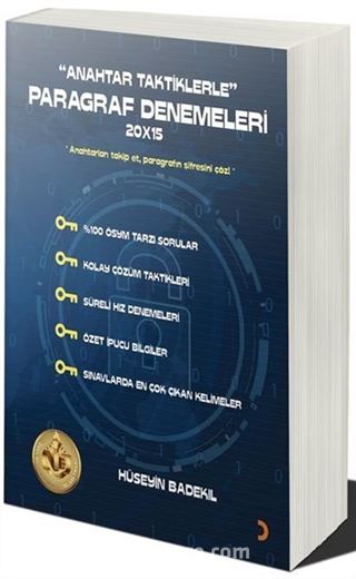 Anahtar Taktiklerle Paragraf Denemeleri 20×15