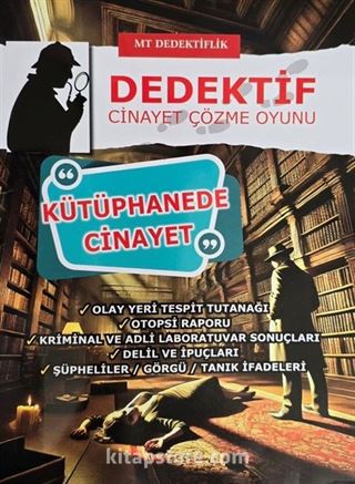 Dedektiflik Cinayet Çözme Oyunu - Kütüphanede Cinayet