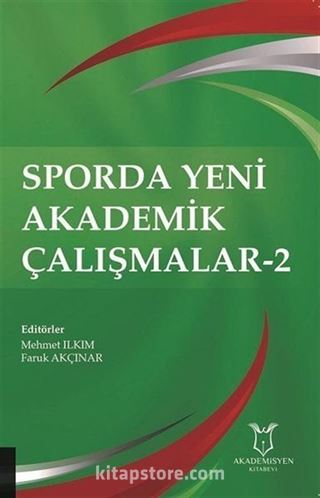 Sporda Yeni Akademik Çalışmalar-2