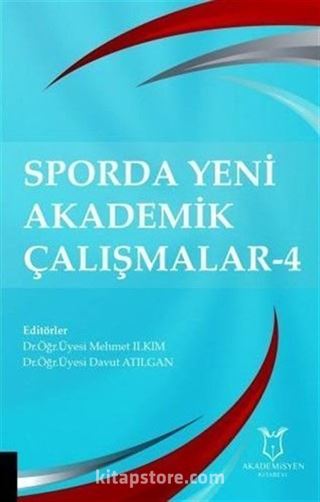 Sporda Yeni Akademik Çalışmalar - 4