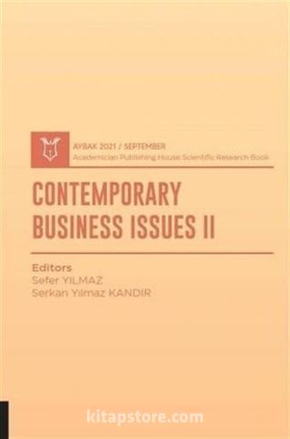 Contemporary Business Issues II (AYBAK 2021 Eylül)