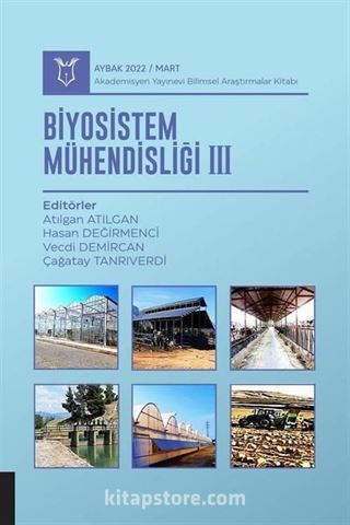 Biyosistem Mühendisliği III - Aybak 2022 Mart