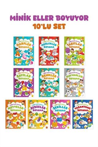 Minik Eller Boyuyor 10 Kitaplık Set (Örnek Resimli)