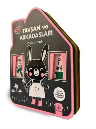 Tavşan ve Arkadaşları Mutlu Ev Kitabı (Keçe Kitap)