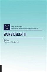 Spor Bilimleri III ( AYBAK 2022 Mart )