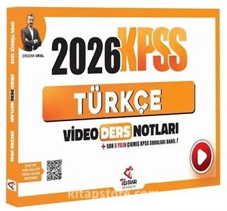 2026 KPSS Türkçe Video Ders Notları