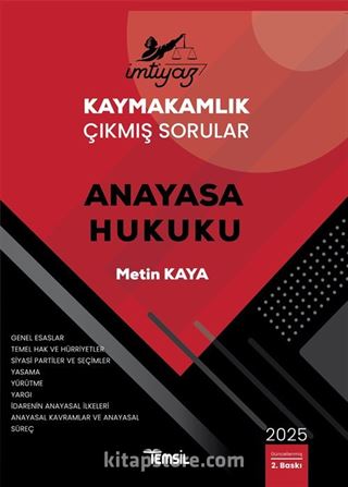 İmtiyaz Kaymakamlık Çıkmış Sorular Anayasa Hukuku