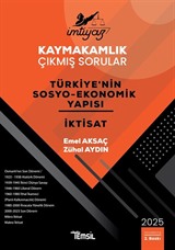 İmtiyaz Kaymakamlık Çıkmış Sorular Türkiye'nin Sosyo-Ekonomik Yapısı ve İktisat