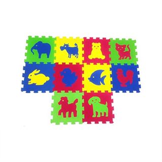 Akar Oyuncak Eco Eva 33 x 33 - 7 mm Hayvanlar 9 Parça(390962)