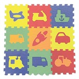 Eğitici Oyun Yer Matı Eco Taşıtlar 33x33 7 mm (390993)
