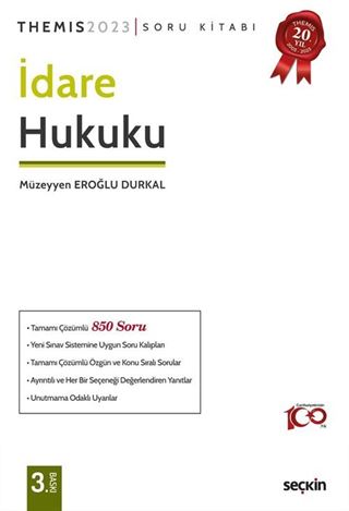 THEMIS - İdare Hukuku Soru Kitabı Tamamı Çözümlü