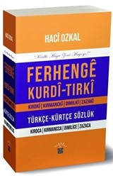 Ferhengê Kurdî  Tirkî | Türkçe  Türkçe Sözlük