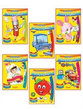 Kavramlar Boyama Seti (6 kitap)