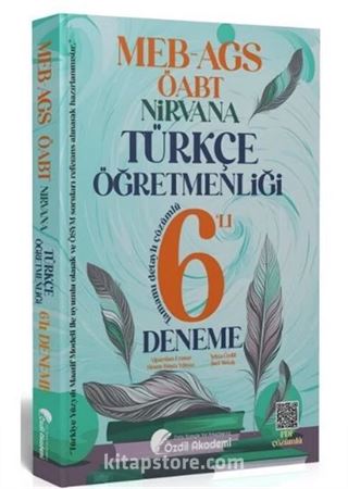 ÖABT MEB-AGS Türkçe Öğretmenliği NİRVANA 6 Deneme Çözümlü