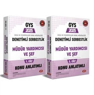 Ceza ve Tevkifevleri Denetimli Serbestlik, Müdür Yardımcılığı ve Şeflik Gys Konu Anlatımlı 1-2