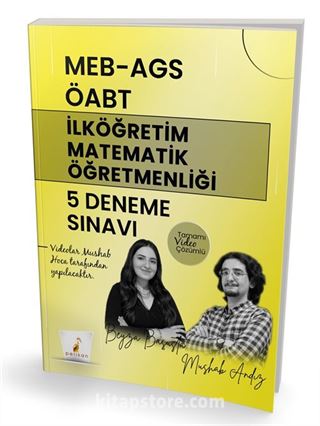 MEB - AGS ÖABT İlköğretim Matematik Öğretmenliği 5 Deneme Sınavı Tamamı Video Çözümlü