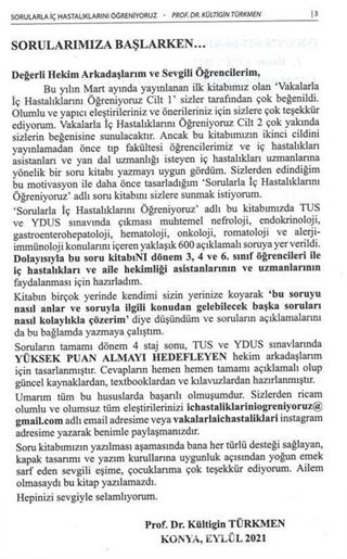 Sorularla İç Hastalıklarını Öğreniyoruz