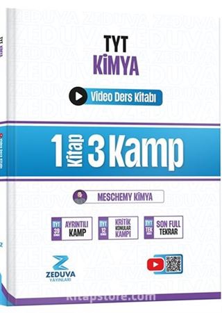 Meschemy Kimya TYT Kimya 1 Kitap 3 Kamp Video Ders Kitabı