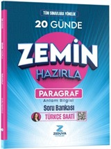 Türkçe Saati 20 Günde Zemin Hazırla Paragraf Anlam Bilgisi Soru Bankası