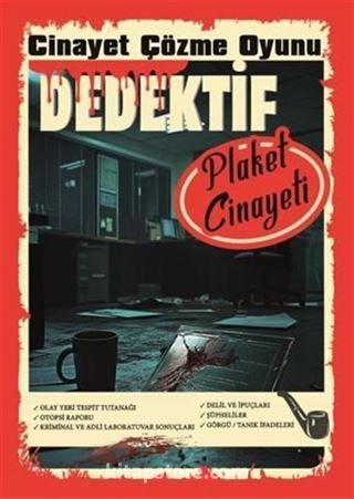 Cinayet Çözme Oyunu Dedektif - Plaket Cinayeti