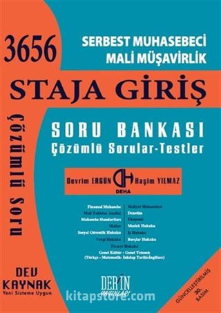 SMMM Staja Giriş Soru Bankası