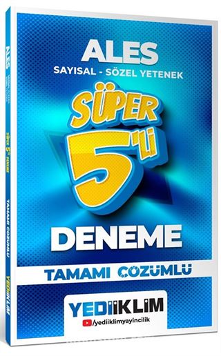 2026 ALES Sayısal - Sözel Yetenek Tamamı Çözümlü Süper 5'li Deneme