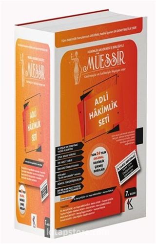Müessir Adli Hakimlik Çıkmış Soru Bankası
