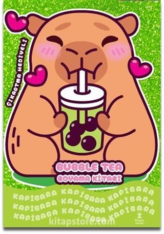 Kapibara - Bubble Tea Boyama Kitabı