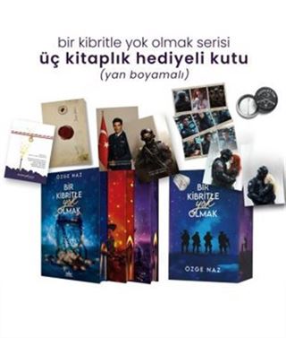 Bir Kibritle Yok Olmak Serisi Üç Kitaplık Yan Boyamalı Hediyeli Kutu