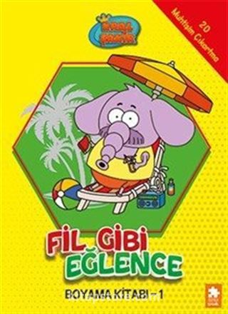 Kral Şakir Fil Gibi Eğlence Boyama Kitabı 1
