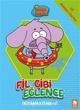 Kral Şakir Fil Gibi Eğlence Boyama Kitabı 2