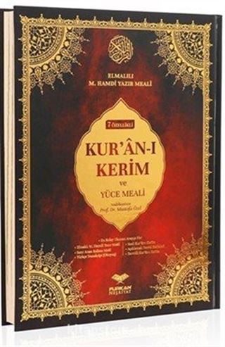 Orta Boy Bilgisayar Hatlı Arapça 7 Özellikli Kuran-ı Kerim Meali