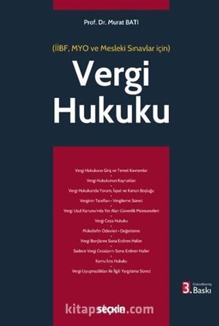 Vergi Hukuku (MYO)