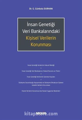 İnsan Genetiği Veri Bankalarındaki Kişisel Verilerin Korunması