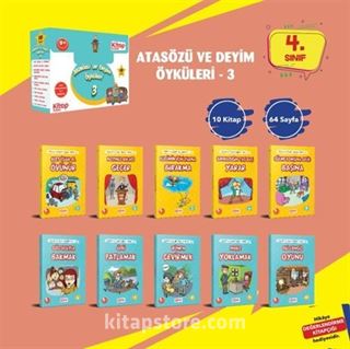 Atasözü ve Deyim Öyküleri - 3 (10 Kitap + Değerlendirme Testi)
