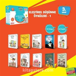Eleştirel ve Yaratıcı Düşünme Öyküleri - 1 (10 Kitap - Etkinlik Testi - Değerlendirme Testi)