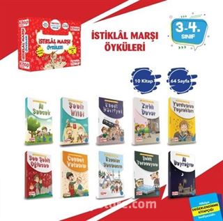 İstiklal Marşı Öyküleri (10 Kitap + Değerlendirme Testi)